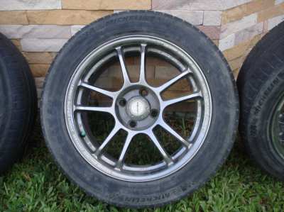 4-15 INCH, ALLOY WHEELS, FIT NISSAN AND SIMILAR 4 BOLT PATTERN VEHICLE
