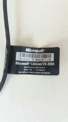 Microsoft LifeCam VX-3000 Webcam - Black/Silver