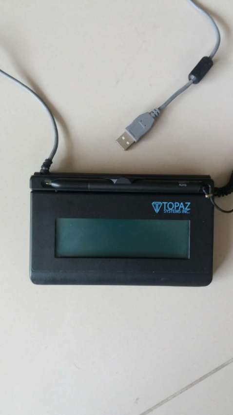 Topaz SignatureGem Backlit LCD Signature Pad USB