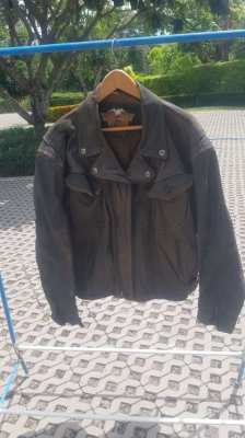 Harley Davidson Clothing (leather jacket + leather trousers)