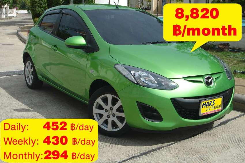 Low cost Rental Car In Pattaya. Price start from 294 ฿/day