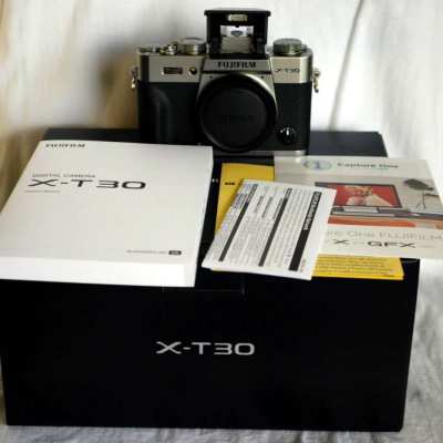 New Fuji Fujifilm X-T30 in Box, 26.1MP 4K, Wi-Fi, BT, XT-30, XT30