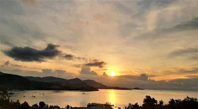For sale sea view land and sunset in Bangrak Koh Samui - 1600 sqm
