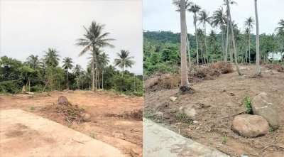 For sale sea view land in Chaweng Hill Koh Samui - 800 sqm to 1 rai