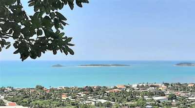 For sale 3000 sqm sea view land in Bophut Koh Samui 
