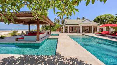 For sale 4 bedroom beachfront villa in Laem Set Koh Samui