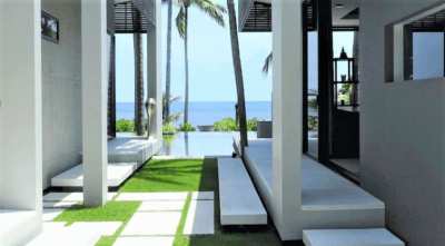 For sale 3 bedroom beachfront villa in Bang Por Koh Samui
