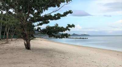 For sale 1 rai Beachfront land in Laem Set Koh Samui