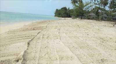 For sale 1 rai Beachfront land in Laem Set Koh Samui