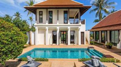 For sale 4 bedroom pool villa in Bangrak Koh Samui close to the beach