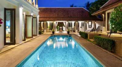 For sale 4 bedroom pool villa in Bangrak Koh Samui close to the beach
