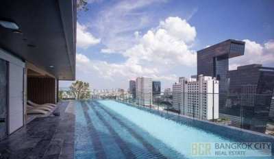 The Line Asoke Ratchada Luxury Condo High Floor 1 Bedroom Unit Rent