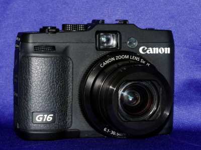 Canon PowerShot G16 Digital Wi-Fi Camera f/1.8-2.8