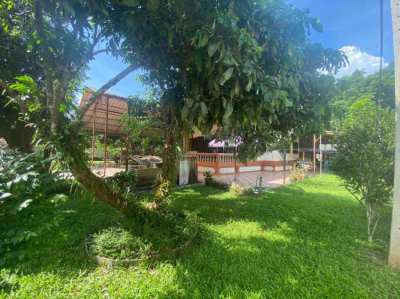 ์Nice house with beautiful view and good atmosphere, green nature area