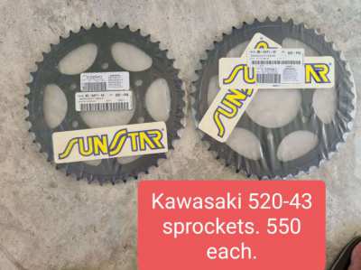 Kawasaki 650 parts. All new.