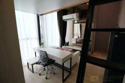 Noble Revolve Ratchada 2 Luxury Condo Modern Studio Loft Unit 