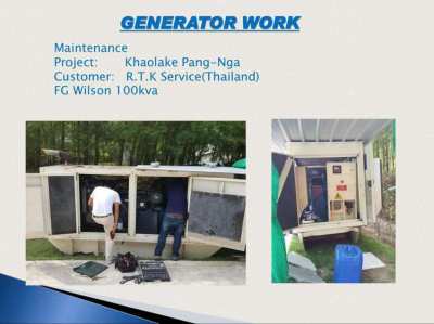 Sale, installation and service Generator System