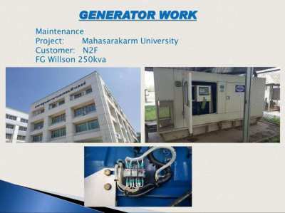 Sale, installation and service Generator System