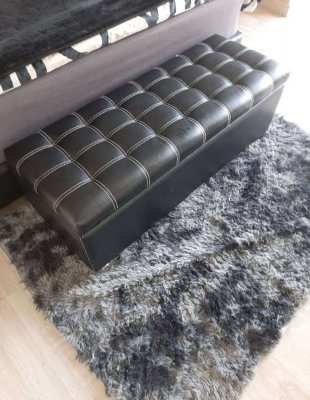 Custom Black Chest with Carpet