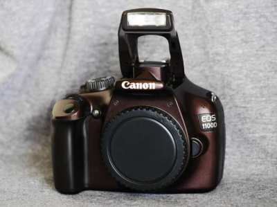 Canon EOS 1100D (Rebel T3) DSLR Bronze, Brown body