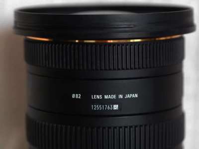 Sigma 10-20mm f/3.5 Super Wide Angle Lens for Canon Cameras