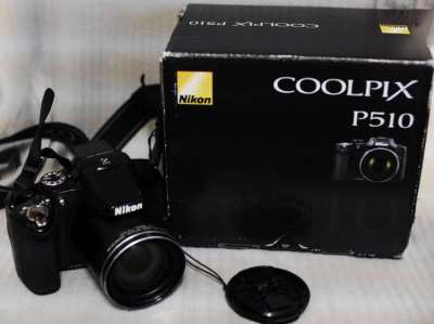 Nikon Coolpix P510 GPS Wide 42X Zoom ED VR 16.1MP Cameras