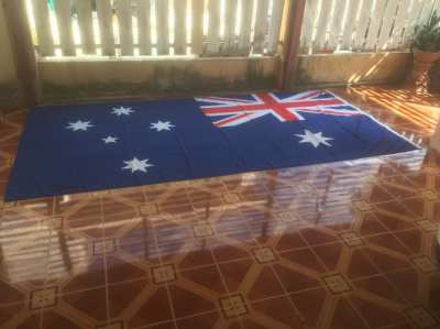 Huge Australian Flag 3.66M(12ft) x 1.83M(6ft). Perfect condition.