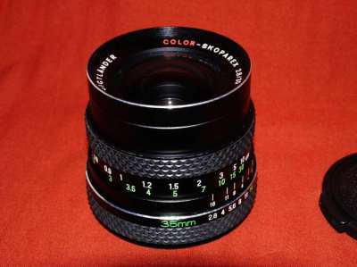 Voigtländer Color-Skoparex AR 35mm F/2.8 Wide-Angle Prime Lens Rollei 