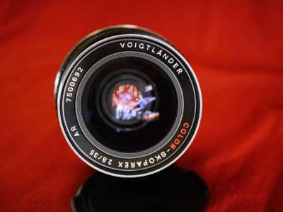 Voigtländer Color-Skoparex AR 35mm F/2.8 Wide-Angle Prime Lens Rollei 