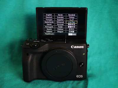Canon EOS M3 Mirrorless Wi-Fi NFC Camera Black Body