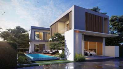 Amazing price in new luxury pool villa project next to mabprachan lake