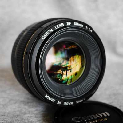 Canon EF 50mm F1.4 USM AutoFocus Prime Portrait Lens