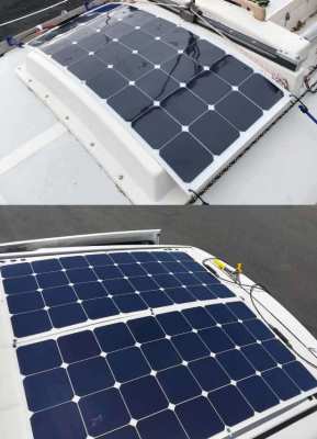Semi-flexible Solar Panels system kit 360W for roof, car