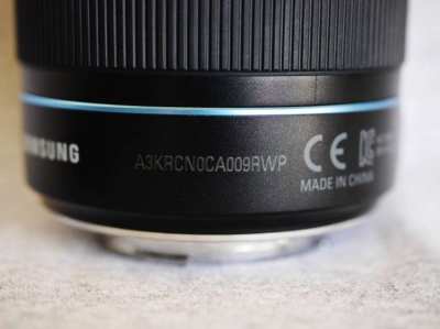 Samsung 18-55mm f3.5-5.6 III OIS lens NX mount Zoom Black lens Mark 3