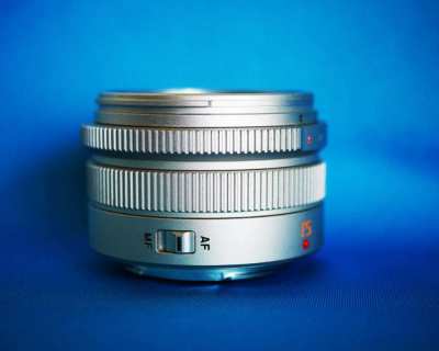Panasonic Lumix G Leica DG Summilux 15mm f/1.7 ASPH Lens Silver