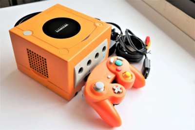 Rare Nintendo Gamecube Orange