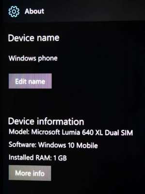 Nokia 640XL Dual SIM 5.7 inch, Windows 10, 13MP Carl Zeiss 4G (LTE)