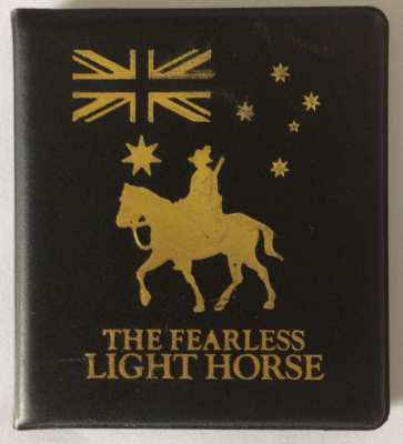 Australian Light Horse Medallion  - Size: 60mm x 3mm - 