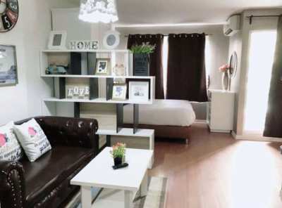LPN Bodin Ramkamhang TowerA1 FL2 nice decor fully furnished near 7-11 