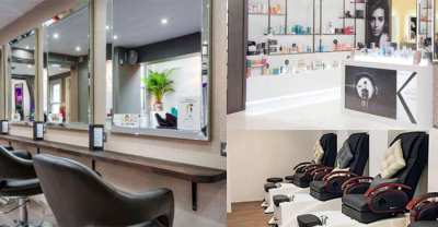 Beauty salon (hair & nail salon) in CBD office & shopping center