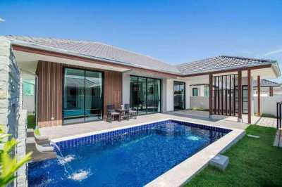 Modern pool villa for rent in Hua Hin