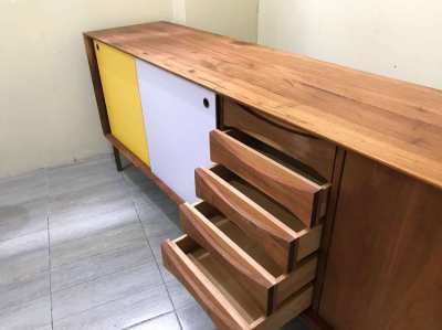 For sale this beautiful design walnut Italian Cabinet