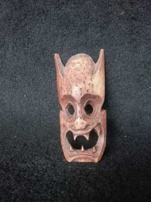 Small Vintage Wooden Mask
