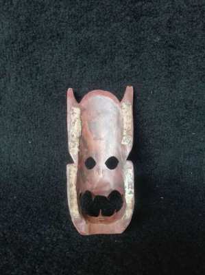 Small Vintage Wooden Mask