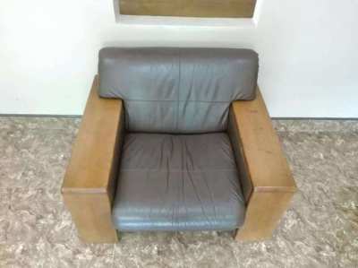 SOLD!!! Real Leather Arm-Chair With Free Delivery