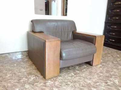 SOLD!!! Real Leather Arm-Chair With Free Delivery
