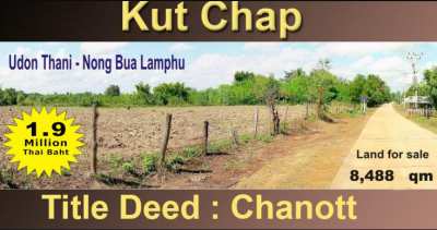 Land For Sale Udon Thani - Kutchap