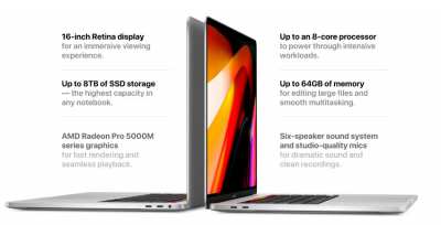 MacBook Pro 16 inch, 2.3GHz i9, 16GB RAM, 1TB  - still under warranty