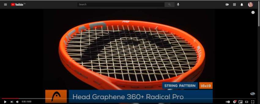 brand new Head Graphene 360+ Radical S 280 g 