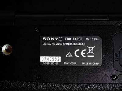 SONY FDR-AXP35 AXP35 4K 20.6MP Stills Built-in Projector